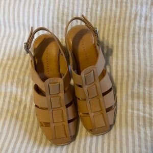 NEW Freda Salvador JULIETA FISHERMAN BLOCK HEEL
